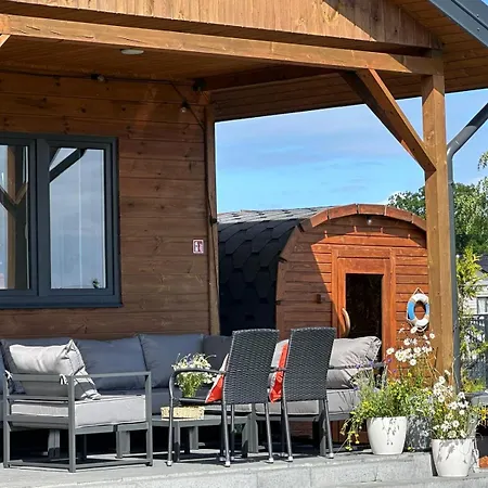 Ferienhaus Baltic Lark Dom 100m2 3 Sypialnie 2 Lazienki Sauna Prywatny Teren